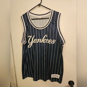 New York Yankees Aaron Judge #99 Basketball Stub Hub Jersey